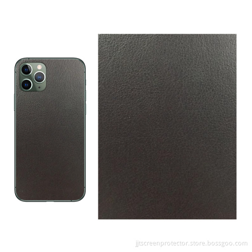 Leather Back Film for Mobile Phone